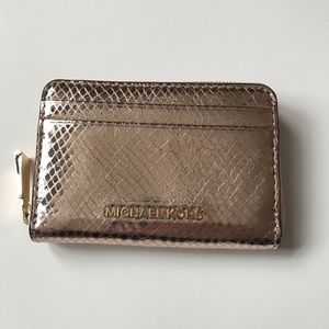 Michael Kors Small Wallet. Rose gold